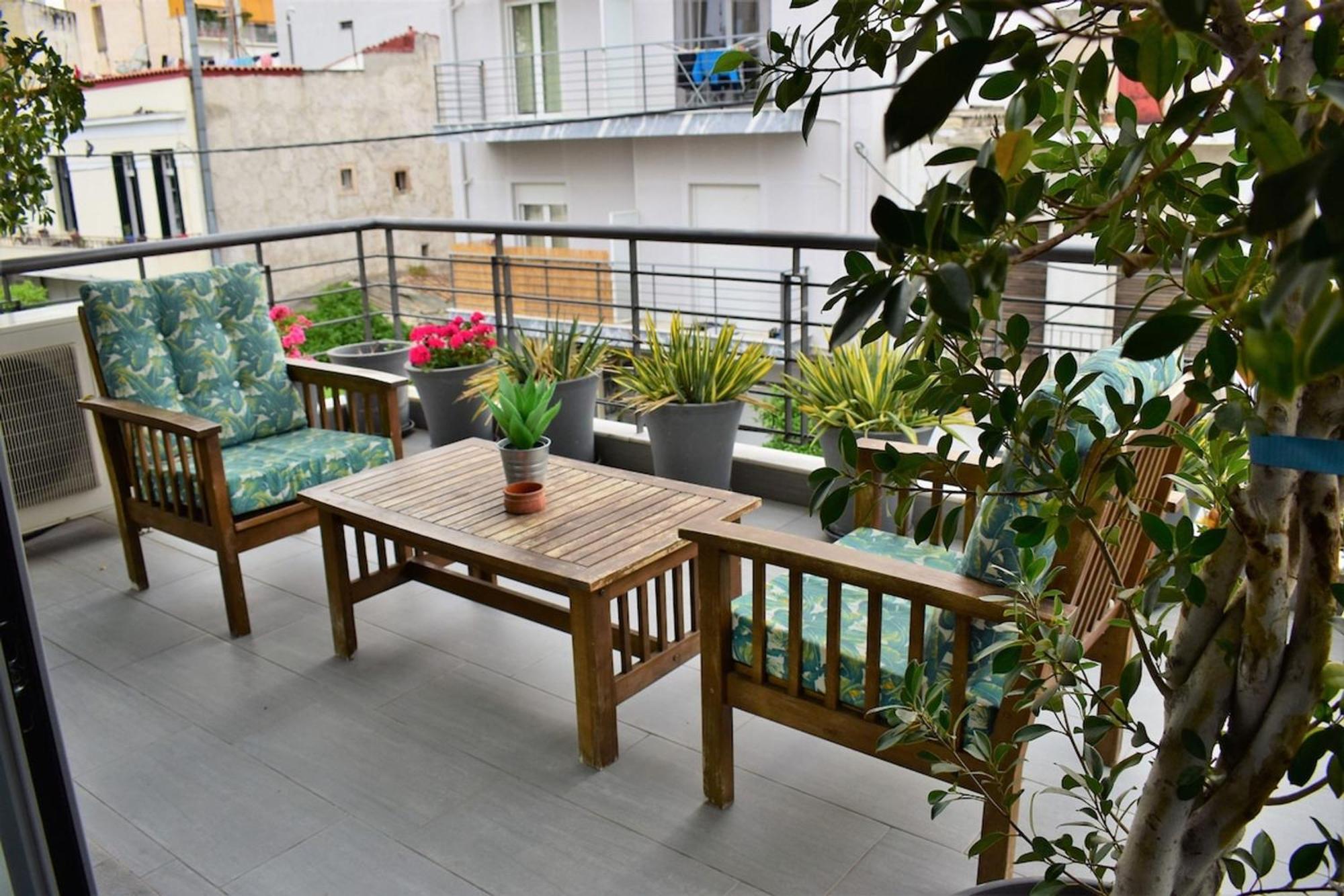 Stylish Boutique Loft With Private Balcony Apartment Athena Bagian luar foto